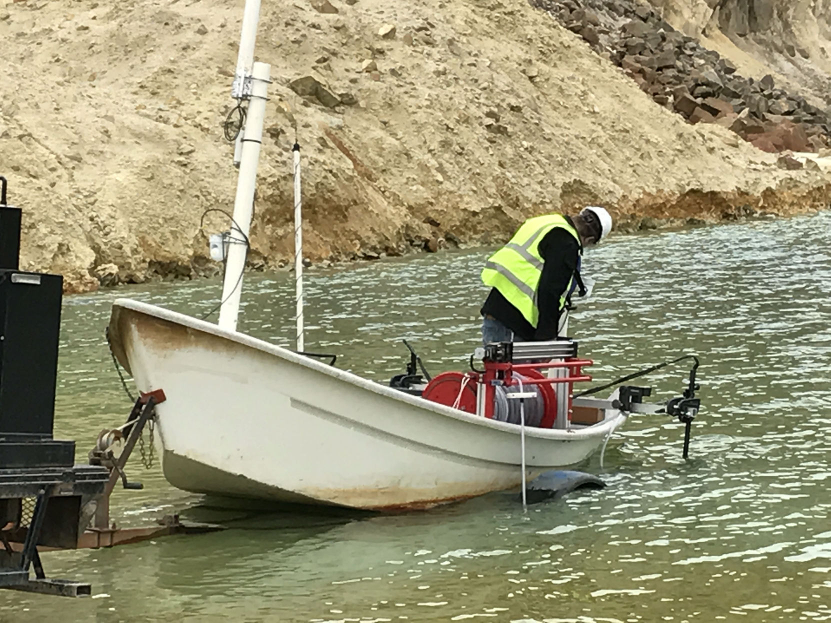 Maiden voyage: Pit boat launches successfully